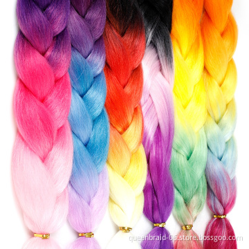 Hair Braiding Supplies Single Color Braiding Hair 100g Synthetic Super Jumbo Braids in South Africa